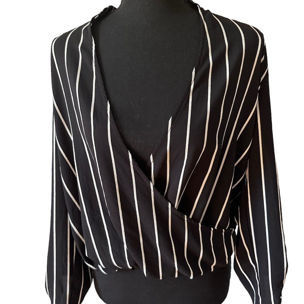 Striped Low Cut Shirt